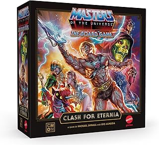CMON Masters of The Universe The Board Game Clash for Eternia - Epic Miniatures Strategy Game Based on The Classic Animated Series for Kids & Adults, Ages 14+, 1-5 Players, 60 Minute Playtime