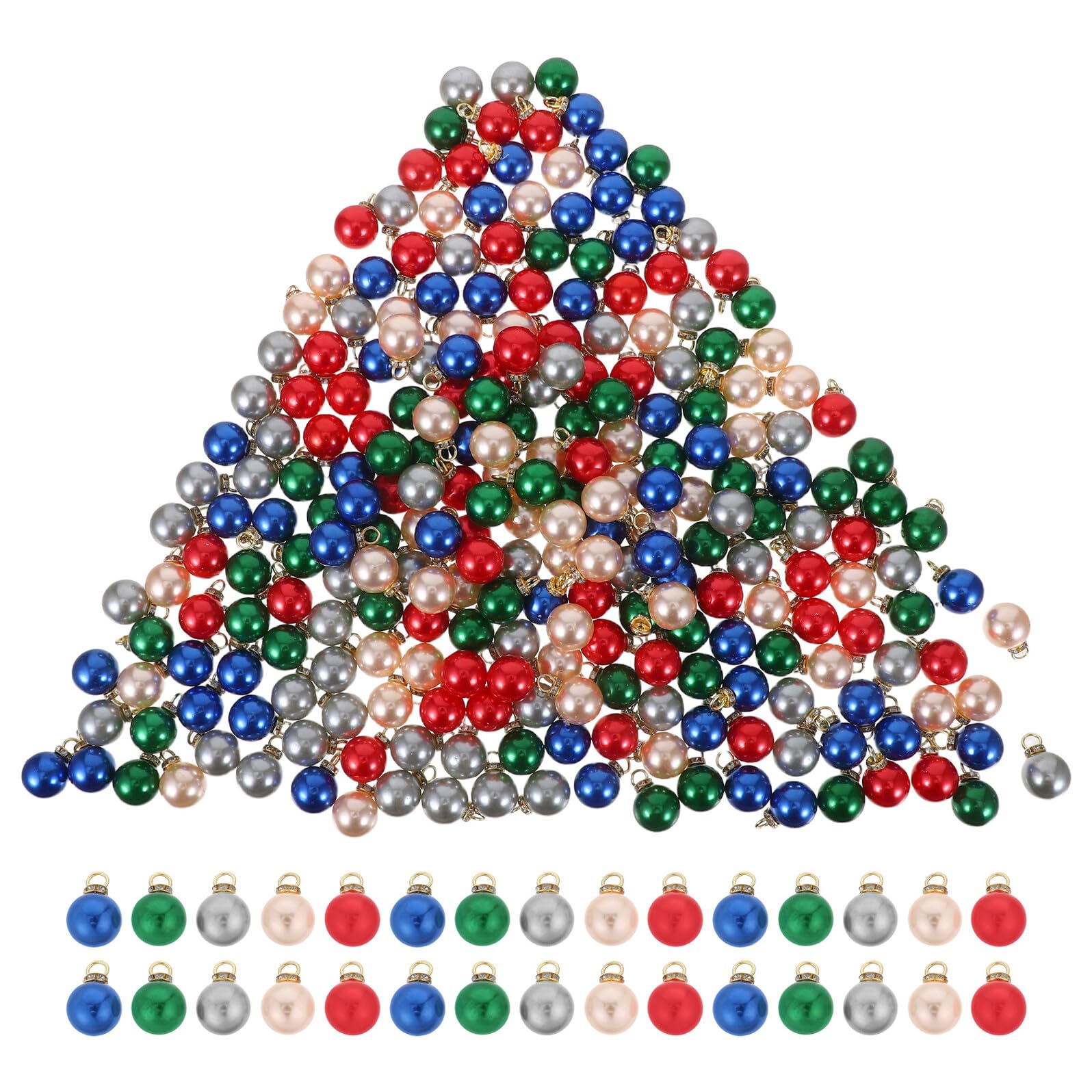 Boules de Noël Multicolores 16 MM : Finie la Casse avec ces Décorations Miniatures