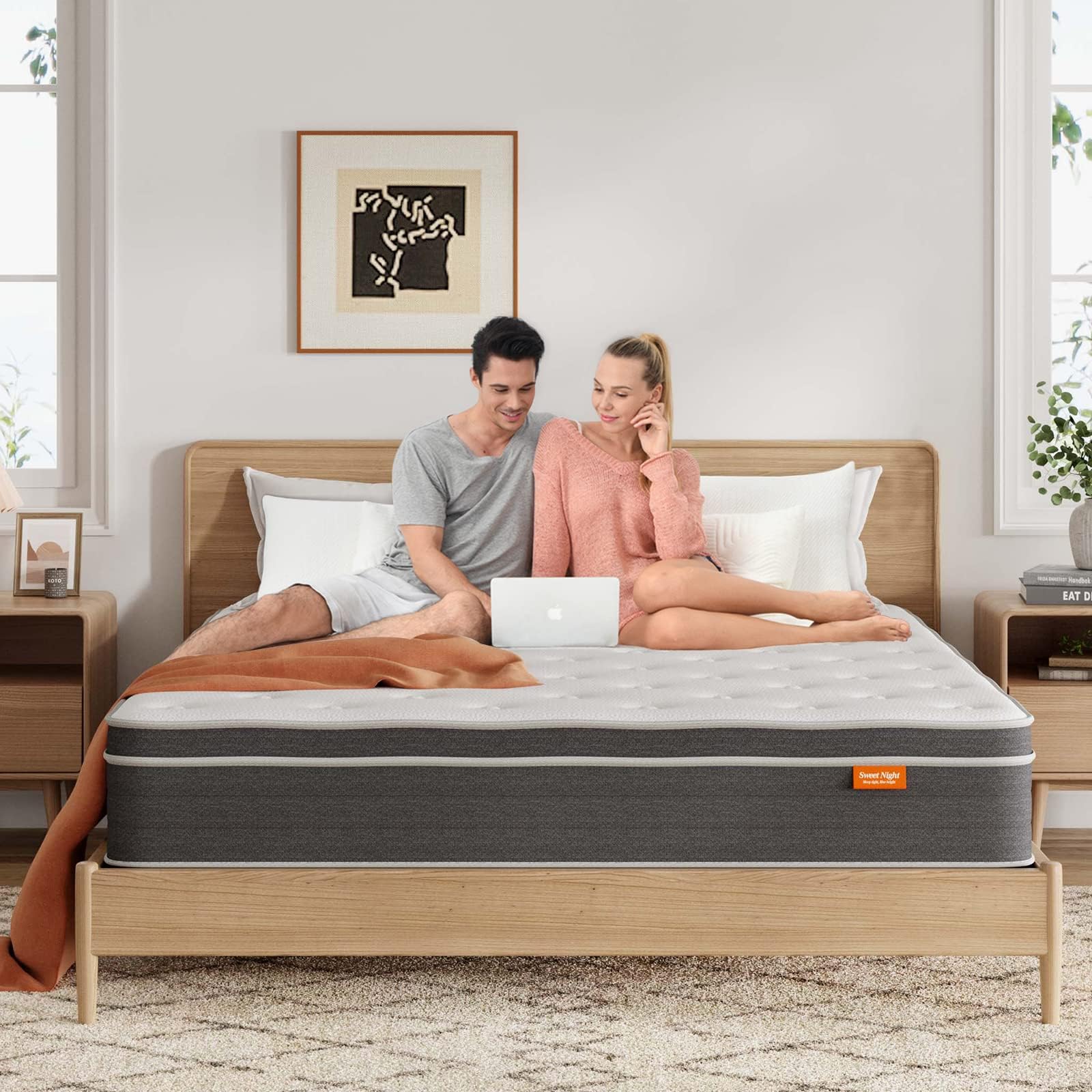 Amazon.co.jp Sweetnight マットレス セミダブル 硬め 極厚21cm コイルマットレス 高反発マットレス