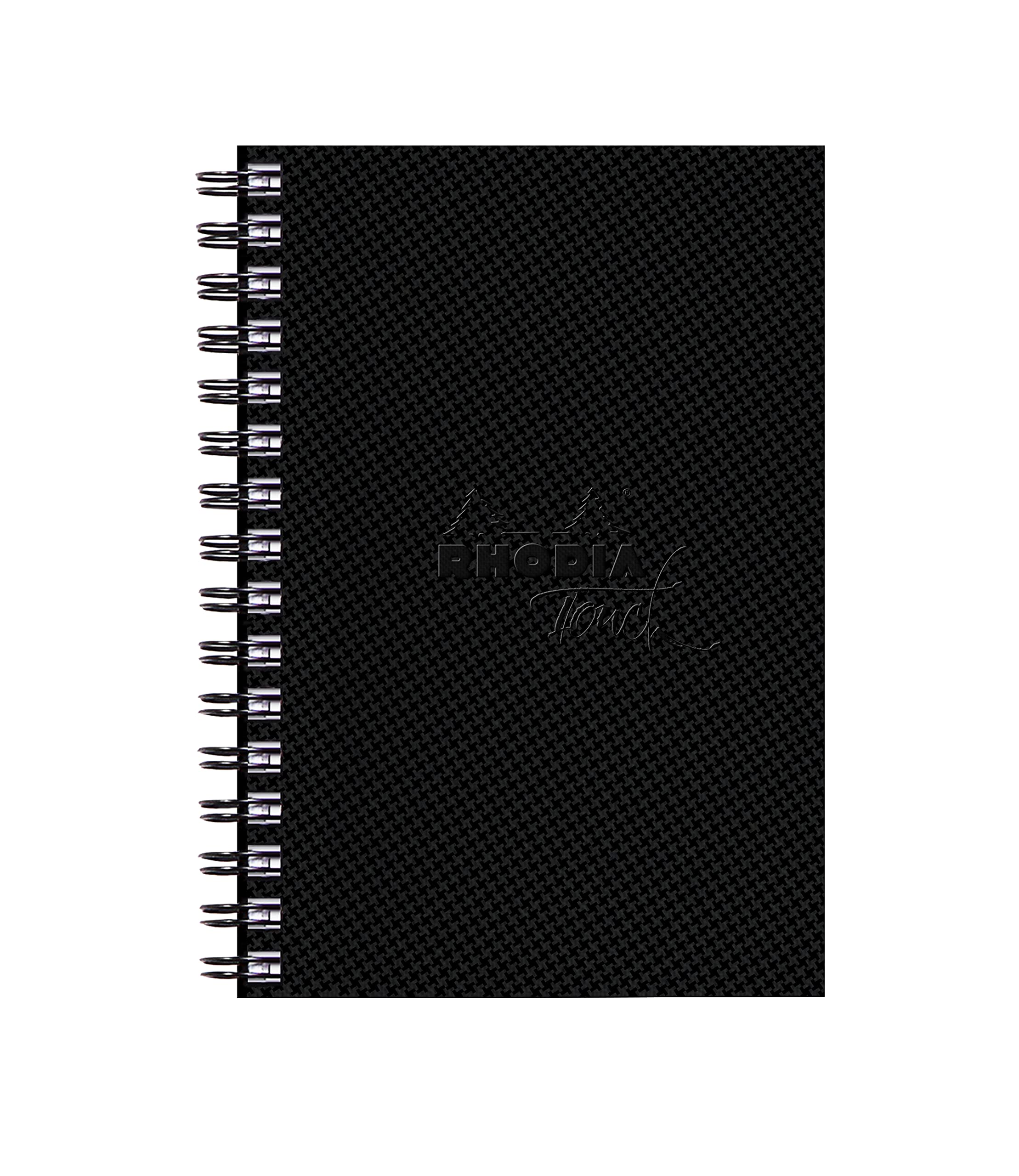RHODIA TOUCH 116147C - Watercolour notebook 100% cotton - fine grain - 300 gsm - A6 portrait - 40 non-microperforated pages - Watercolour Book hardcover