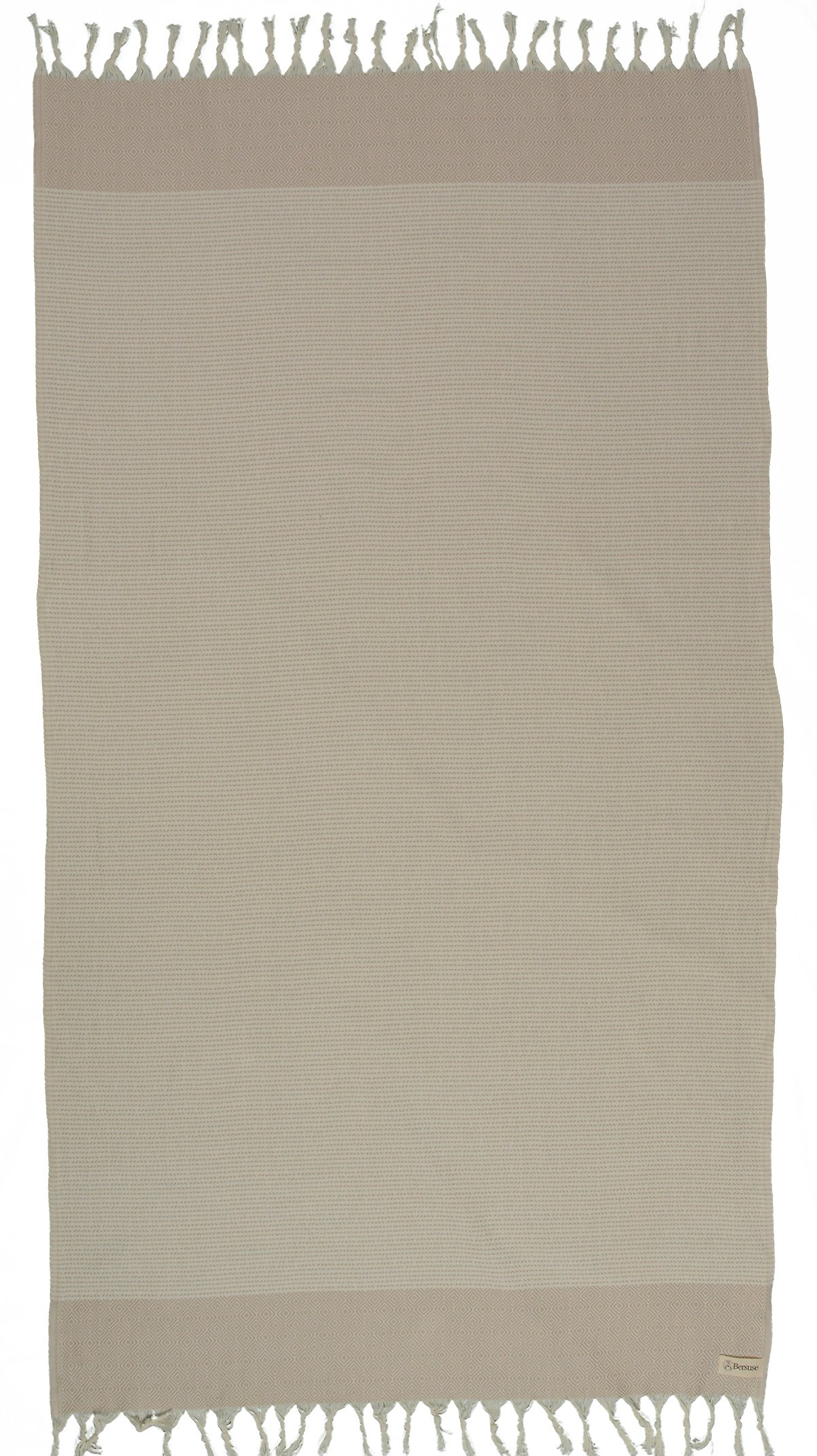 Bersuse 100% Baumwolle - Hierapolis XXL Strandtuch Sofa-Überwurf - Beige