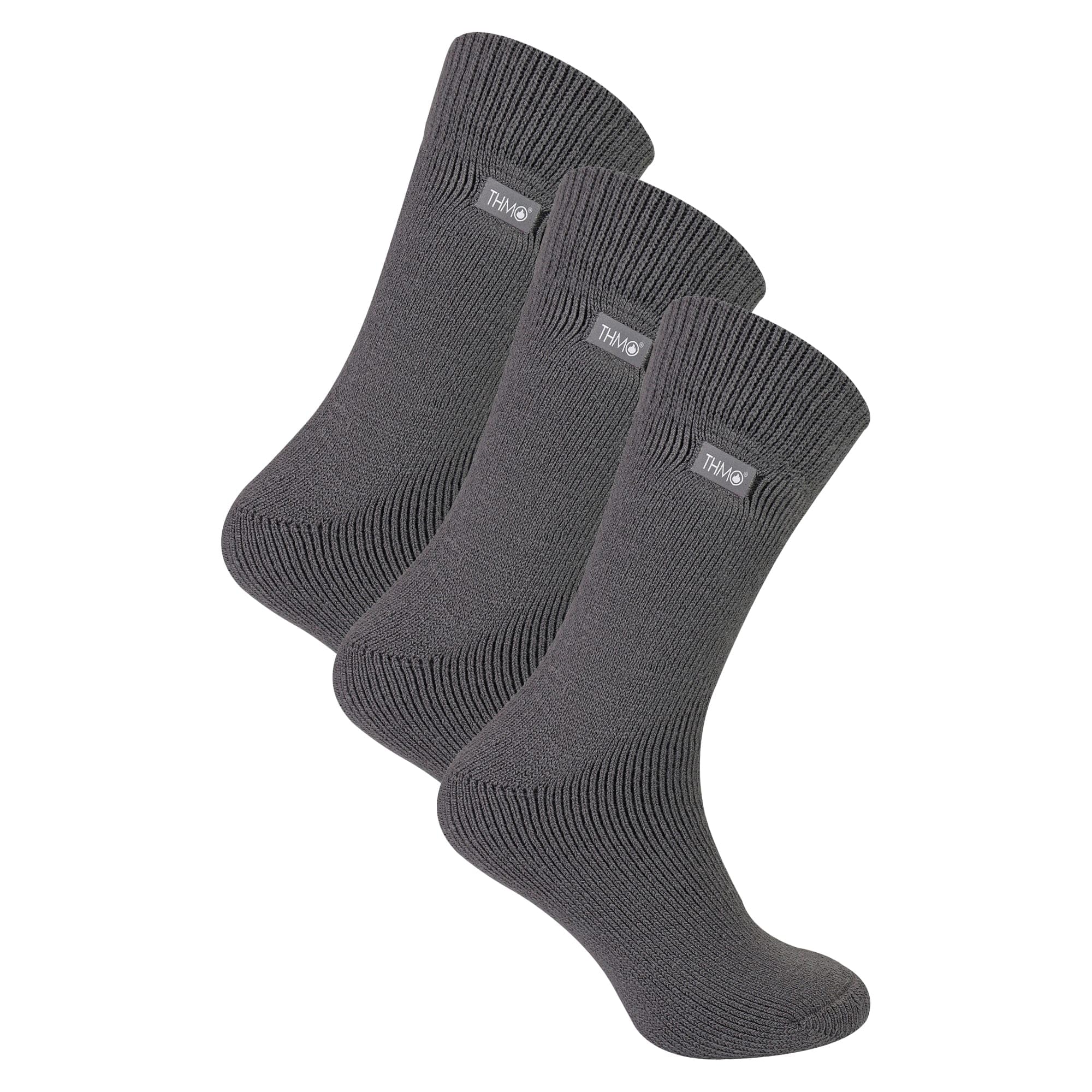 THMO - 3 Pack Multipack Mens Thick Winter Warm Socks with Comfort Top