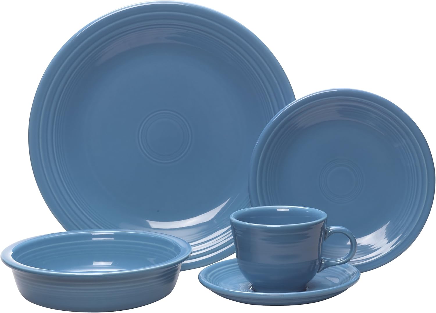 Fiesta 5-Piece Place Setting, Scarlet