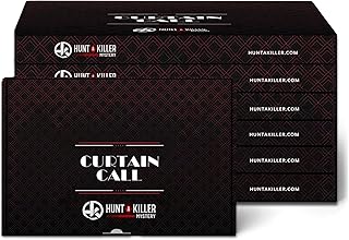 Hunt A Killer Curtain Call Complete Season Box Set - Game for True Crime Fans with Documents & Puzzles - Murder Mystery Game for Adults - Solve Crimes at Game Night or Date Night