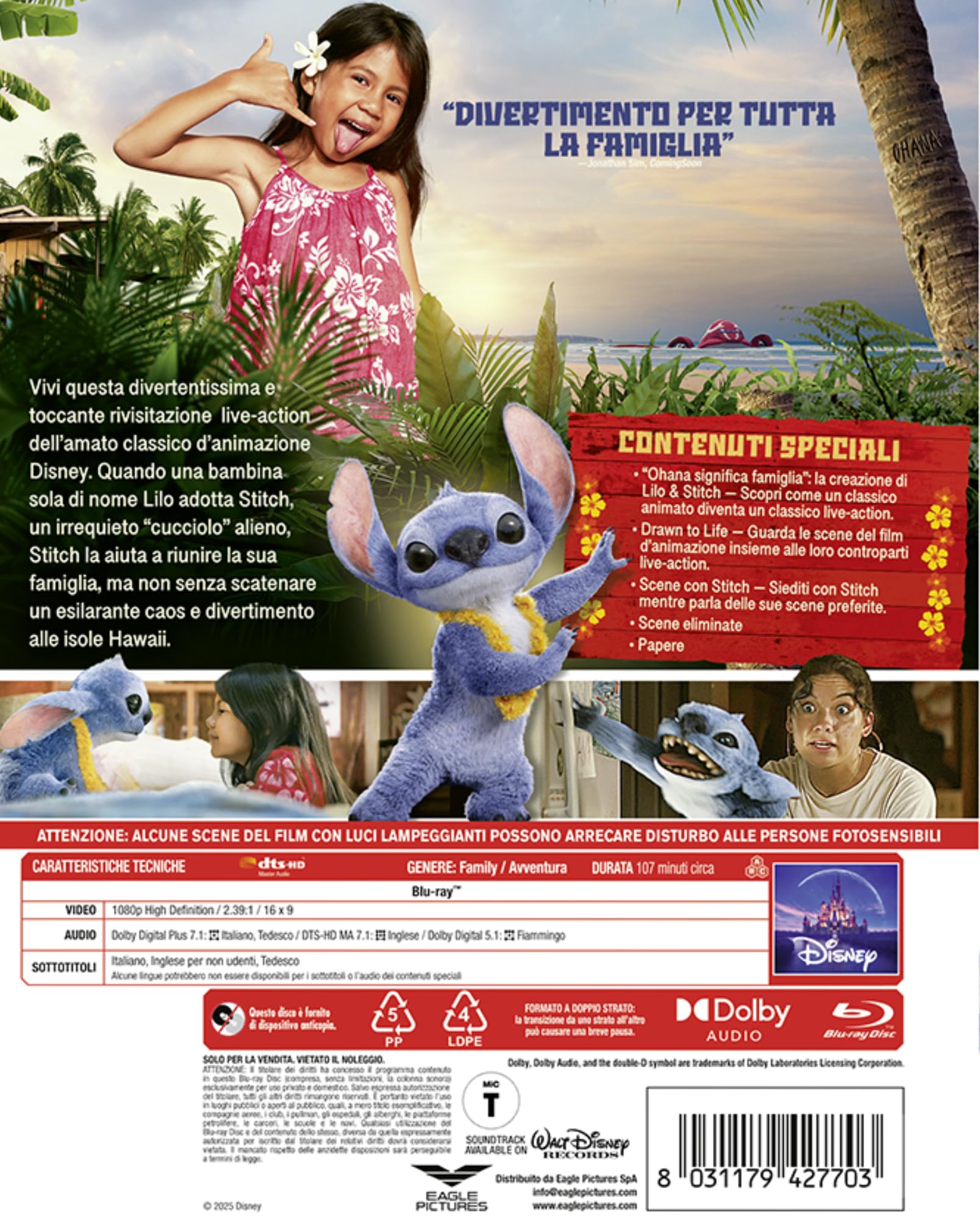 Lilo & Stitch - Live Action - Bd