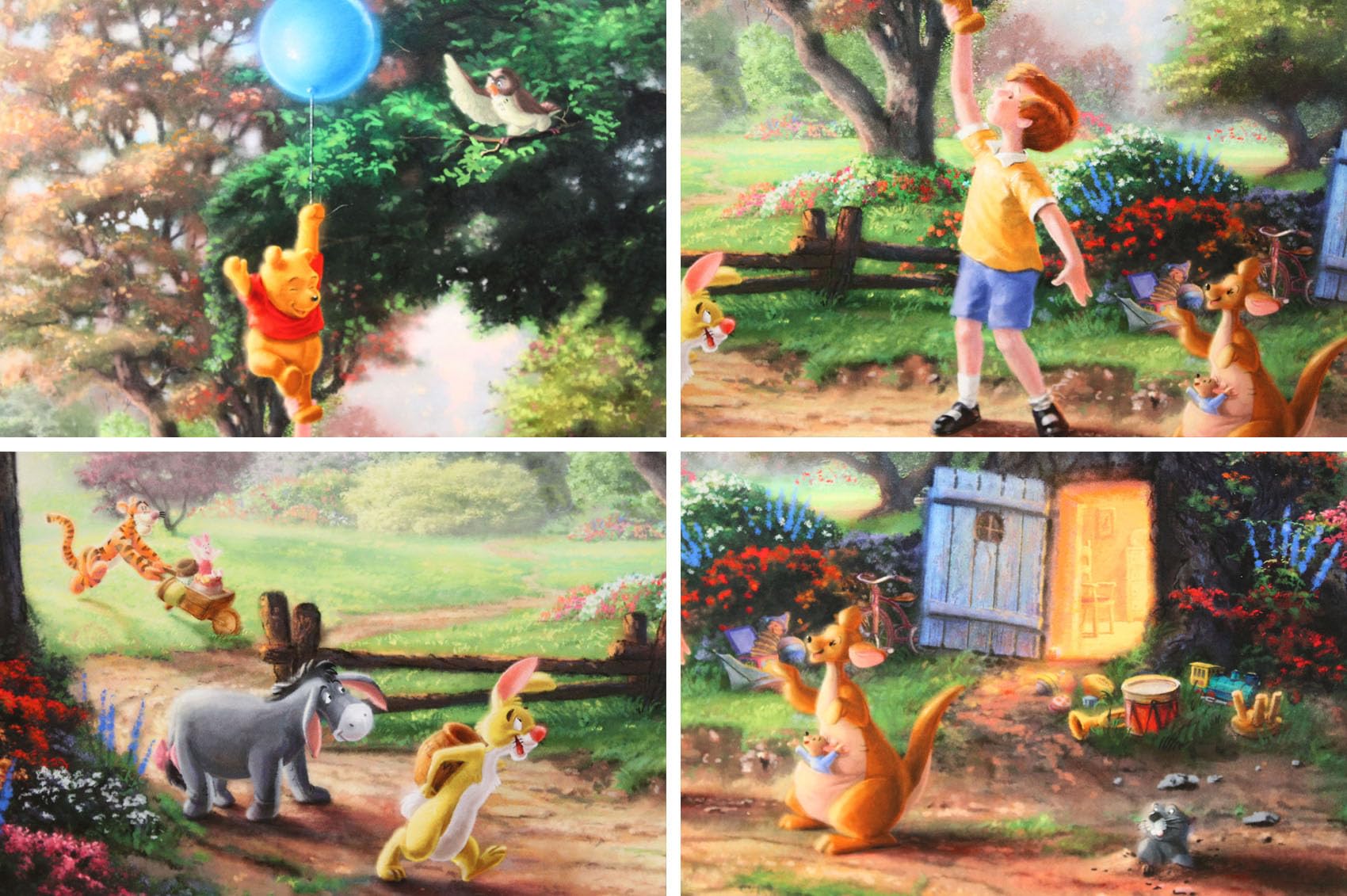 Amazon.co.jp: ディズニー 絵画 アート トーマス キンケード「クマの