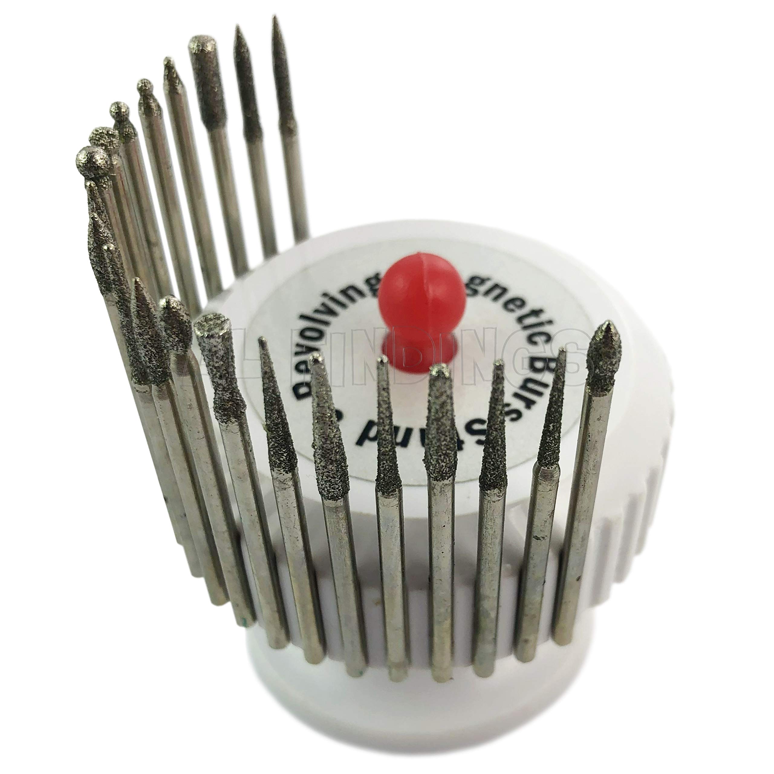 Jewellers Tools Magnetic Revolving Burs Stand : Rotary Burr Bur Drill Holder Organiser Stand Tool (165)