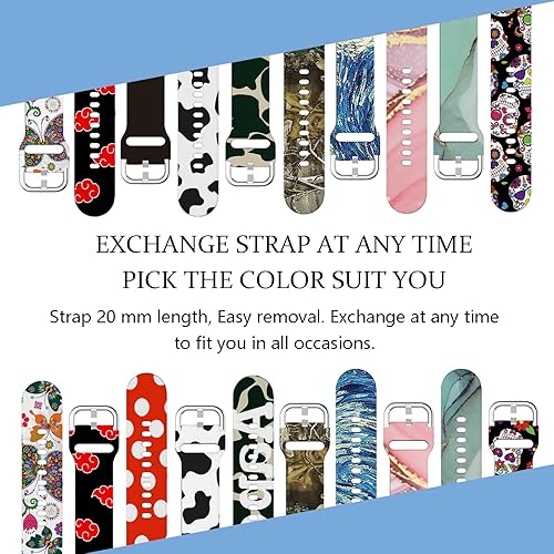 Miniatura 6 de Correa de 0.787in para Samsung Galaxy Watch 4 5 Pro Band de 1.575in 1.732in 1.772inGalaxy Watch 4 Classic Band de 1.654in 1.811inWatch 3