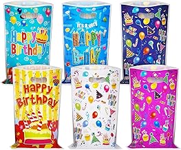 Flintronic Pack of 30 Children's Birthday Bags, Birthday Party Bags, Boys and Girls Birthday Gift Bags, Birthday Candy Bags