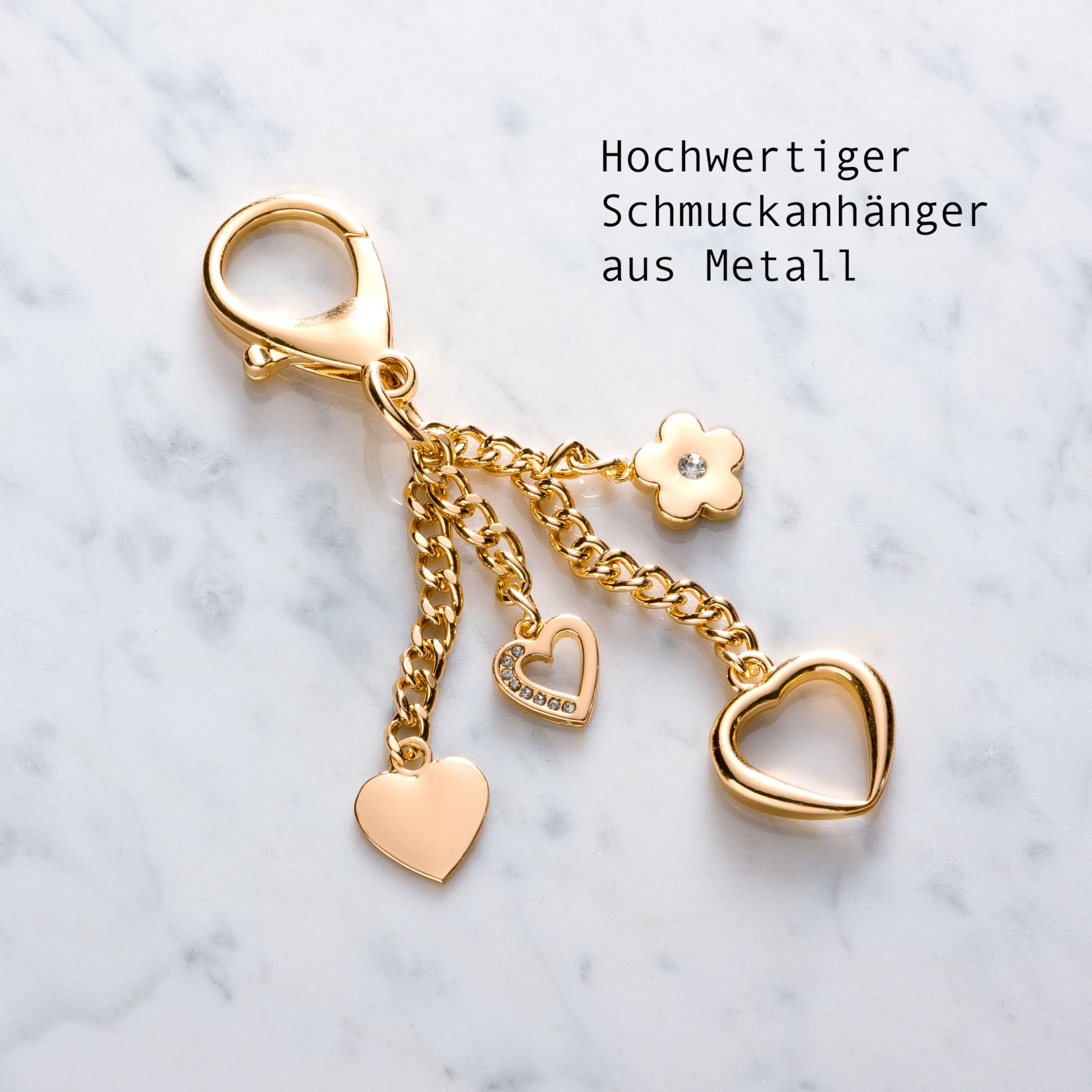 FEFI - Echtleder Brillenetui mit Anhänger, inkl. Brillenputztuch