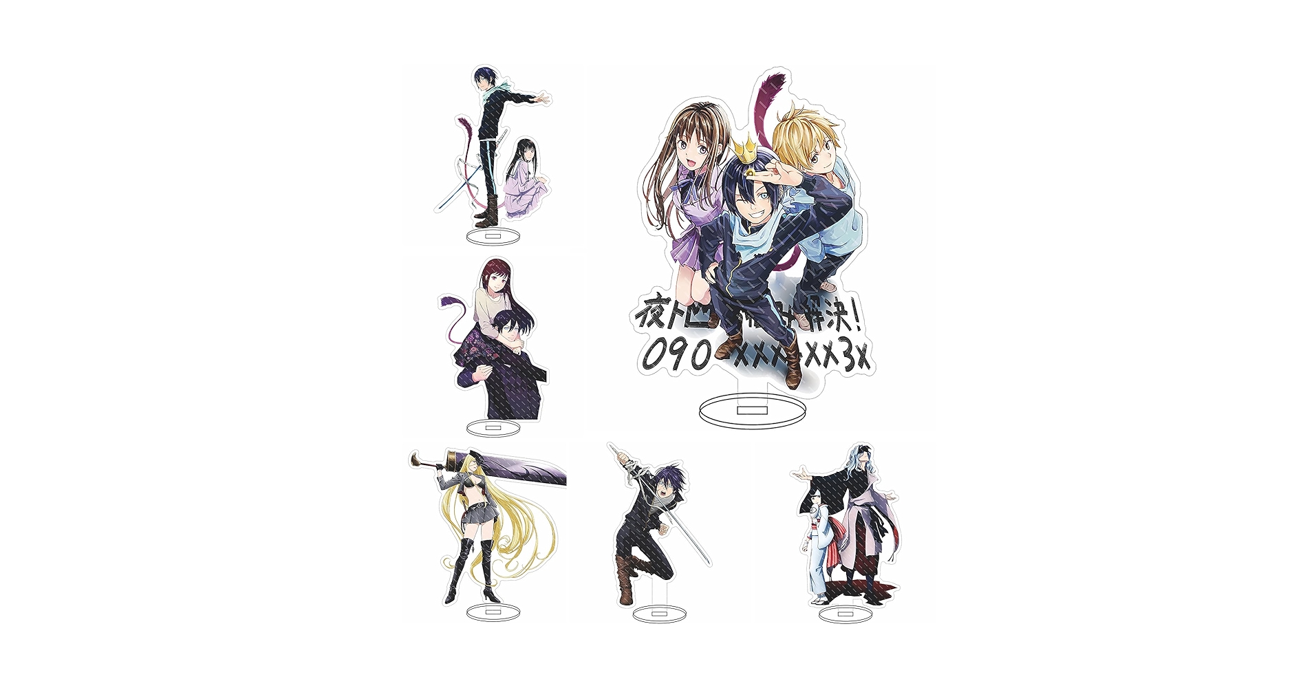 【希少】ノラガミ アクスタ 2種セット Amazon.co.jp: ノラガミ アクリルスタンド 夜ト 壱岐 ひより 雪