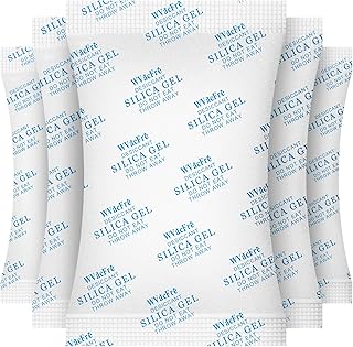 10 Gram(100Packs) Food Grade Moisture Absorber Silica Gel Desiccant Packets for Storage,Desiccant Beads Silica Gel Packs for Moisture Control