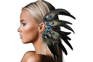 Left Ear Feather Cuff