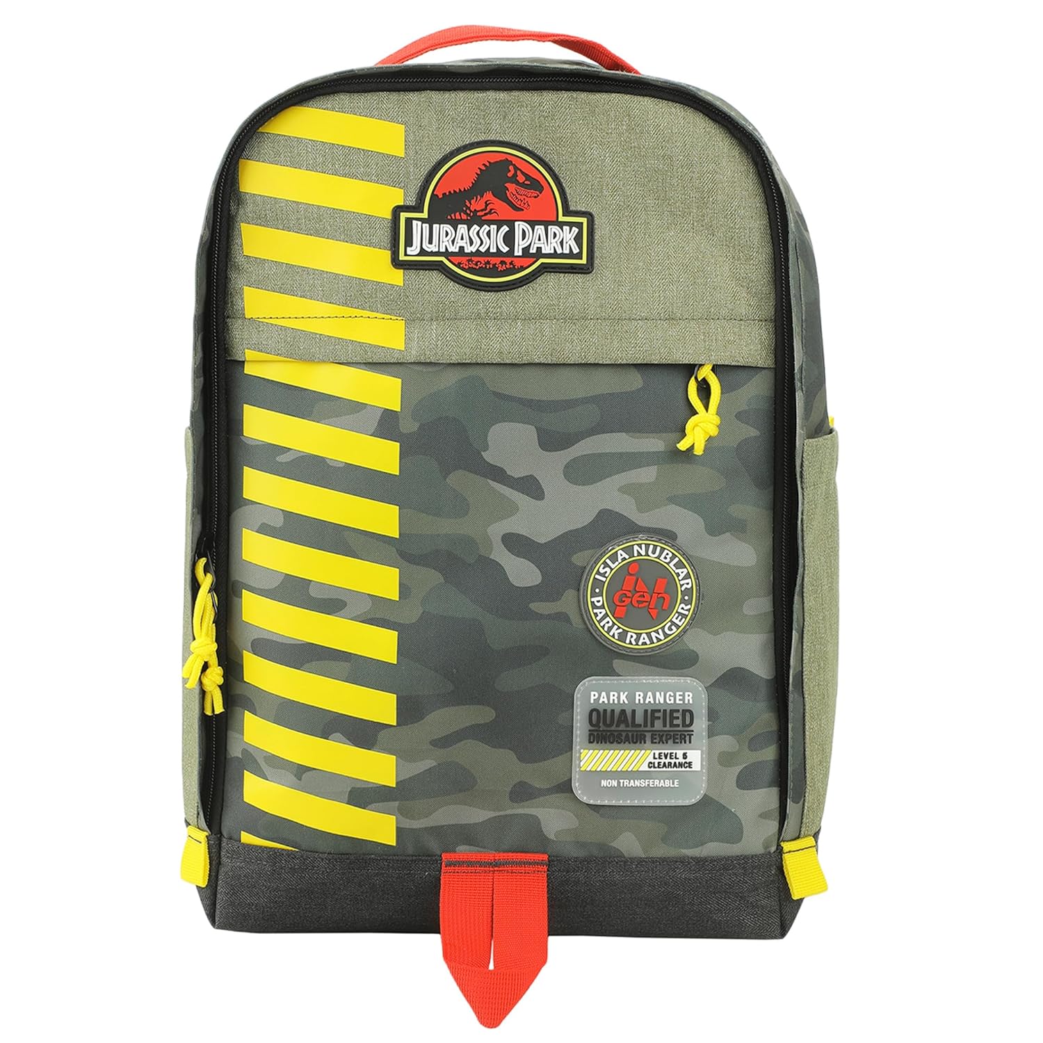 Bioworld Jurassic Park Logo 16 Tan Camo Backpack