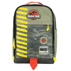 Bioworld Jurassic Park Logo 16 Tan Camo Backpack