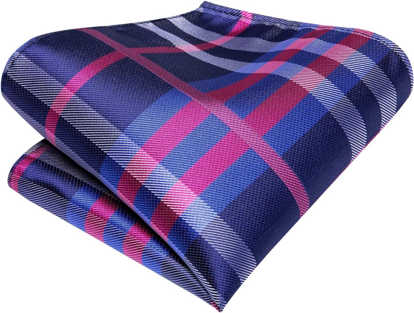 Dubulle Mens Paisley Striped Tie WOVEN Necktie for Men and Handkerchief Cufflinks Set Wedding Formal Business - Image 5