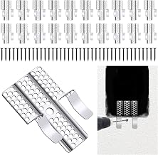 Drywall Repair Clips, 20 Pack Stainless Steel Wall Patch Kit with 40 Screws for 1/2 Inch Sheetrock, Professional Drywall Hole Repair Solution for DIY Home Repair
