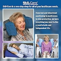 Vista 4 de Skil-Care Wide Foot & Heel Elevator Pillow, Medical Wedge Foot Support Cushion for Bed Sore Foot Pressure, Support Foam Recovery Accessory