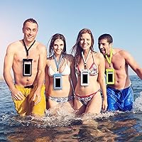 Vista 7 de Funda universal impermeable para teléfono, paquete de 4 unidades IPX8 a prueba de agua, bolsa seca transparente para teléfono celular