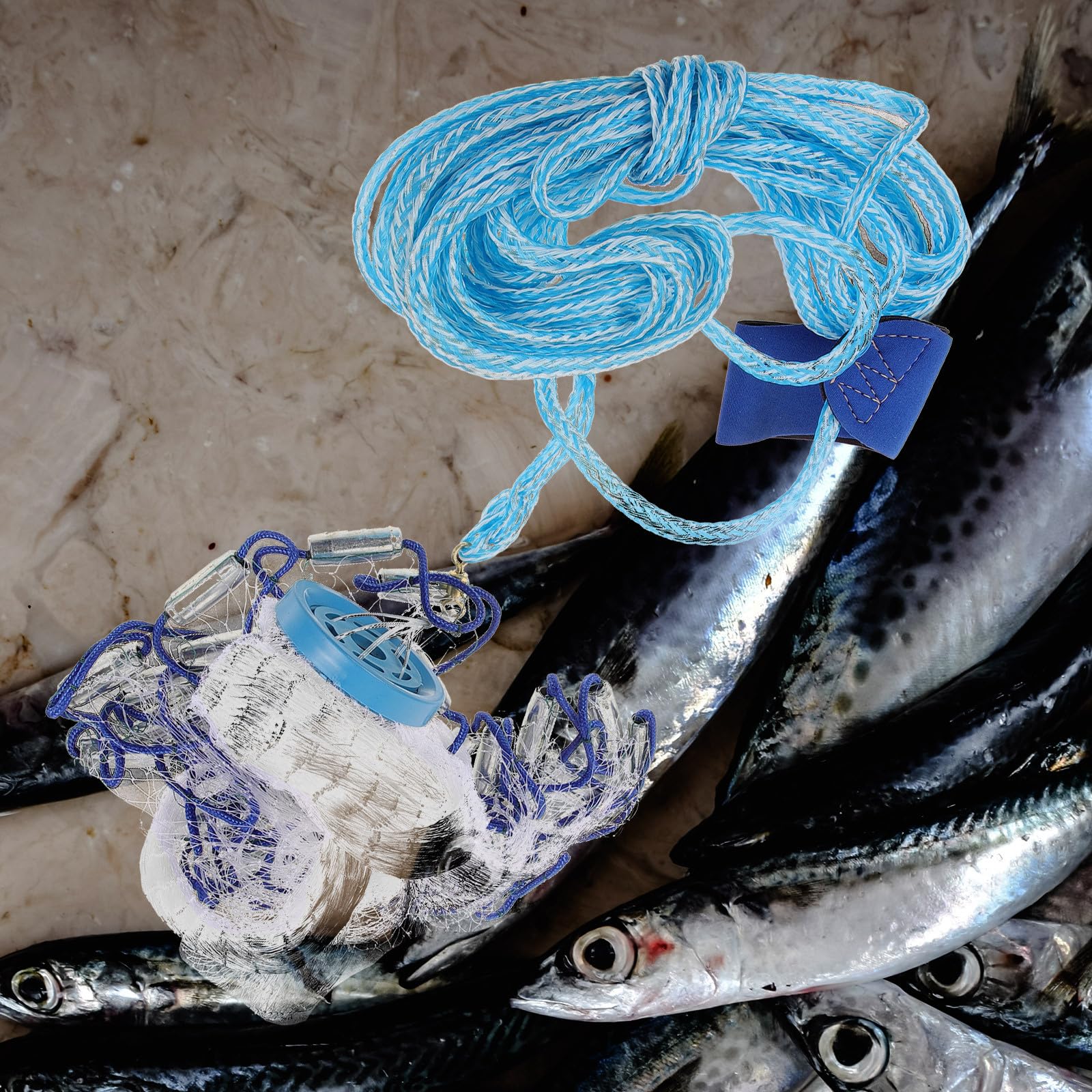 Red de Pesca Manual para, Captura Rápida Peces al Aire Libre