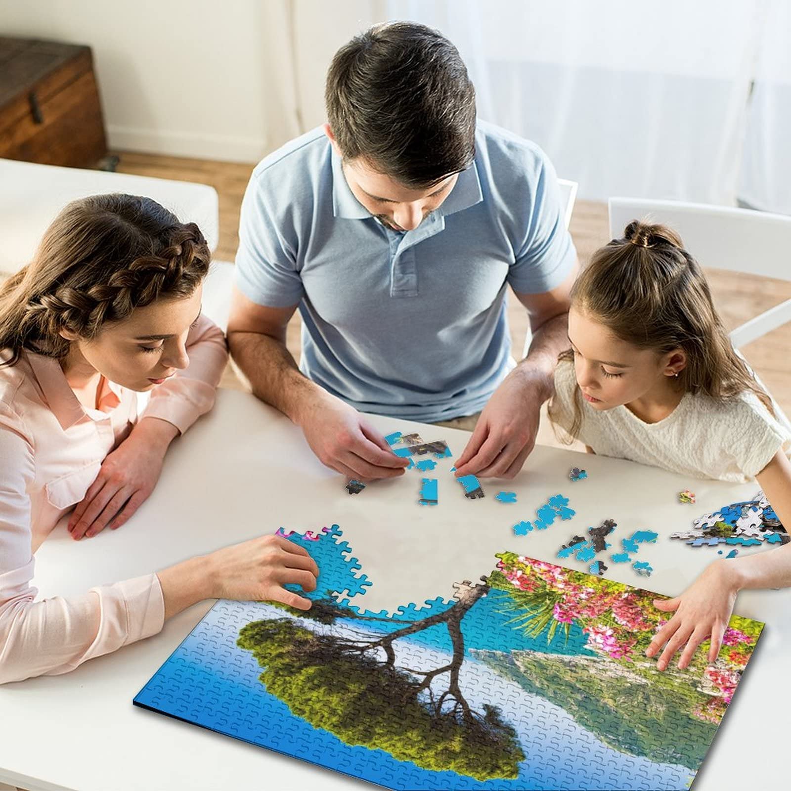 Puzzle 1000 Pezzi Lago Di Garda Italia - Dimensioni 38x26 Cm, Antistress, Per Adulti E Ragazzi Dai 14 Anni