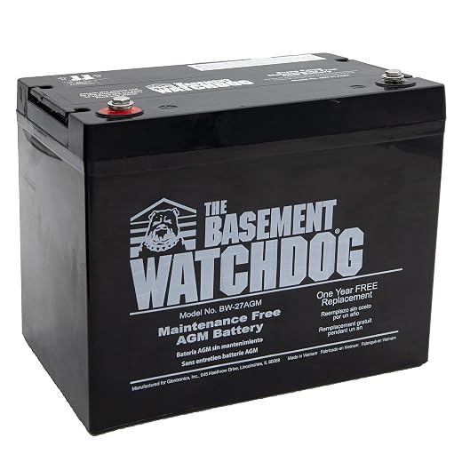 Basement Watchdog BW-27AGM Battery