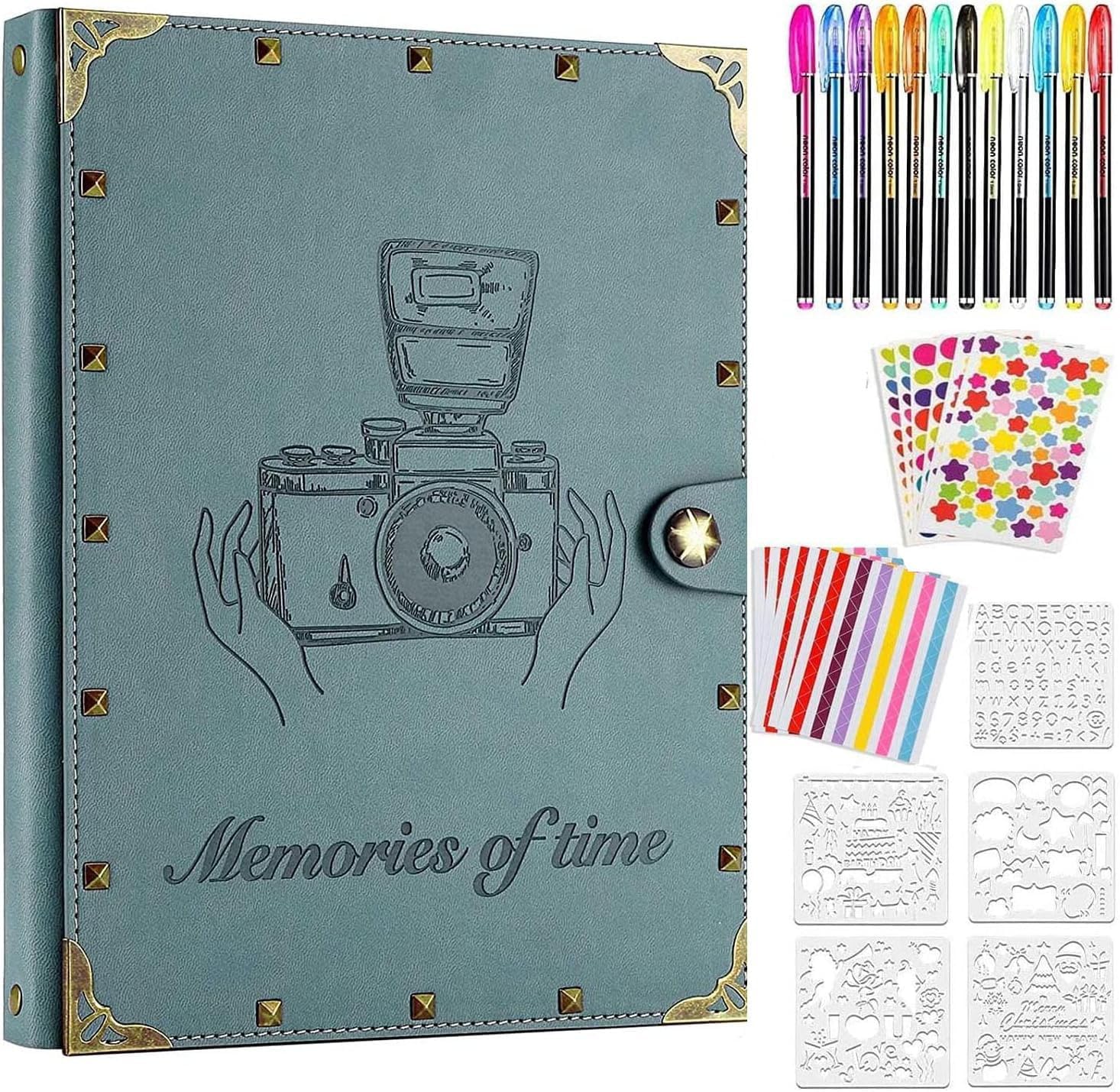 Album Fai Da Te, Vuoto, 40 Pagine 200g/m², 30,5x30,5 Cm, Per Foto E Ritagli, Disponibile In 3 Colori