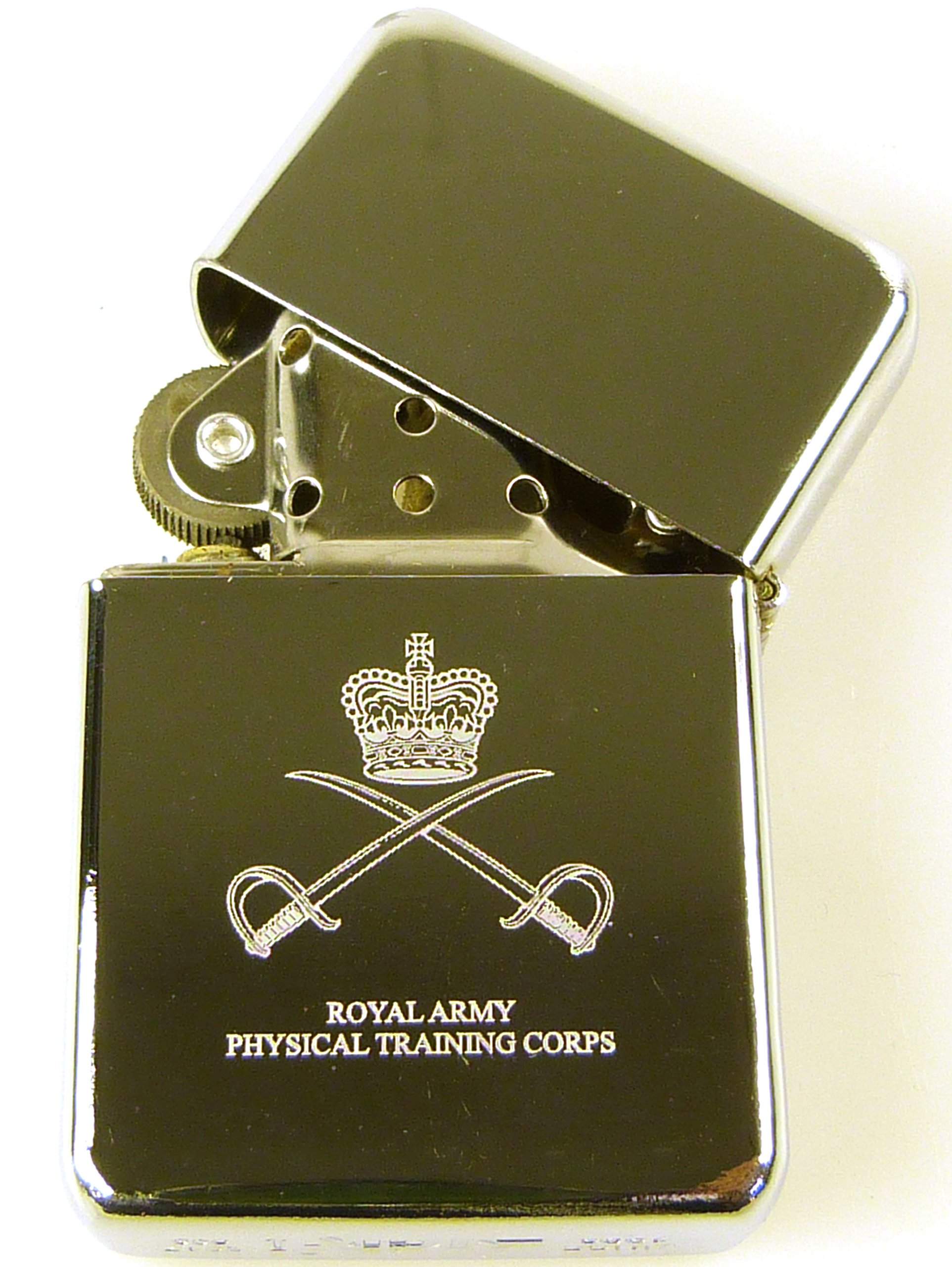 Brigade UK PT Corps Army Physical Training Corps Engraved windproof lighter
