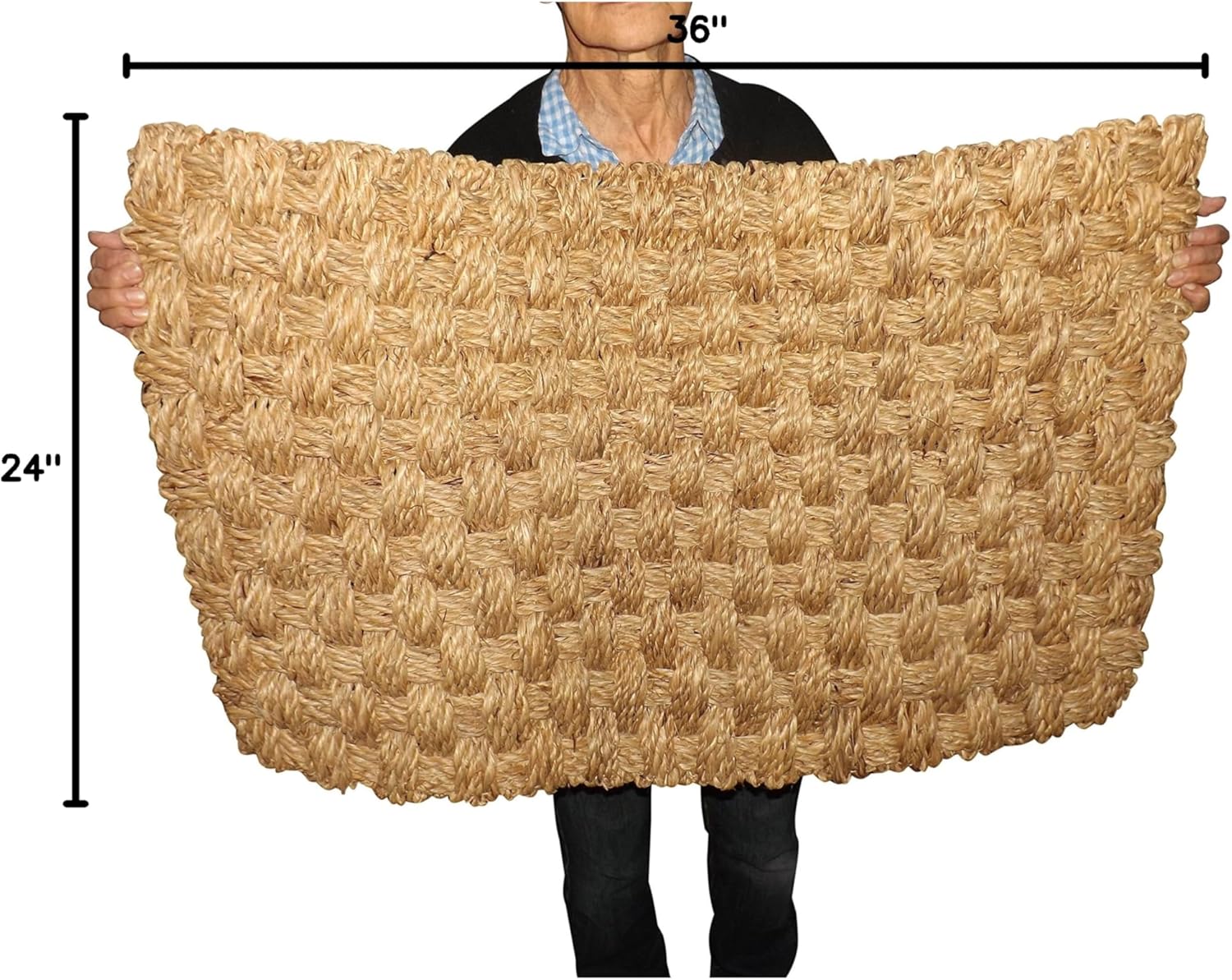 Extra-Large Abaca Weave Doormat (36”x24”)