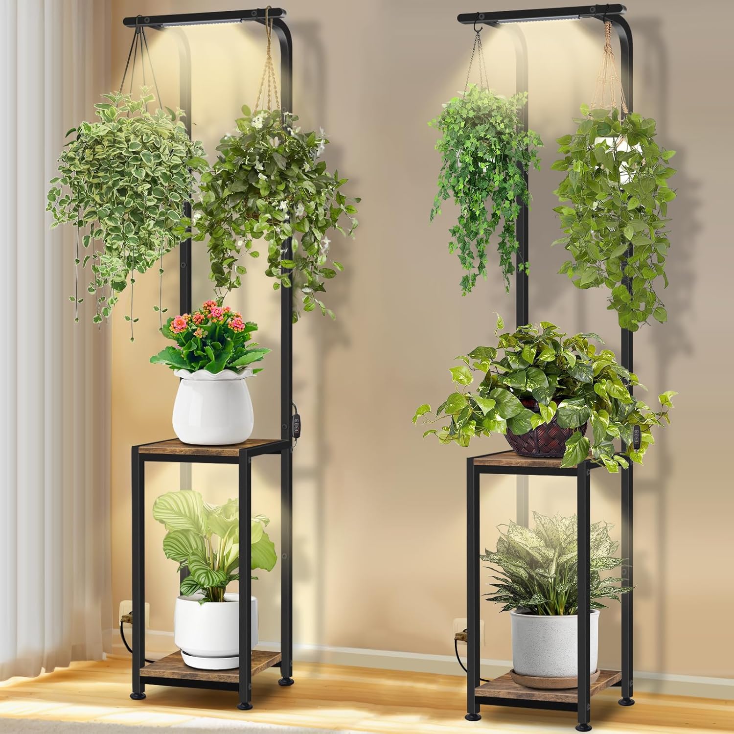 Plant Stand Indoor, Plant Stands Plant Shelf Indoor, Plant Stands Plant Holders for Indoor Plants, Living Room, Bedroom, Balcony