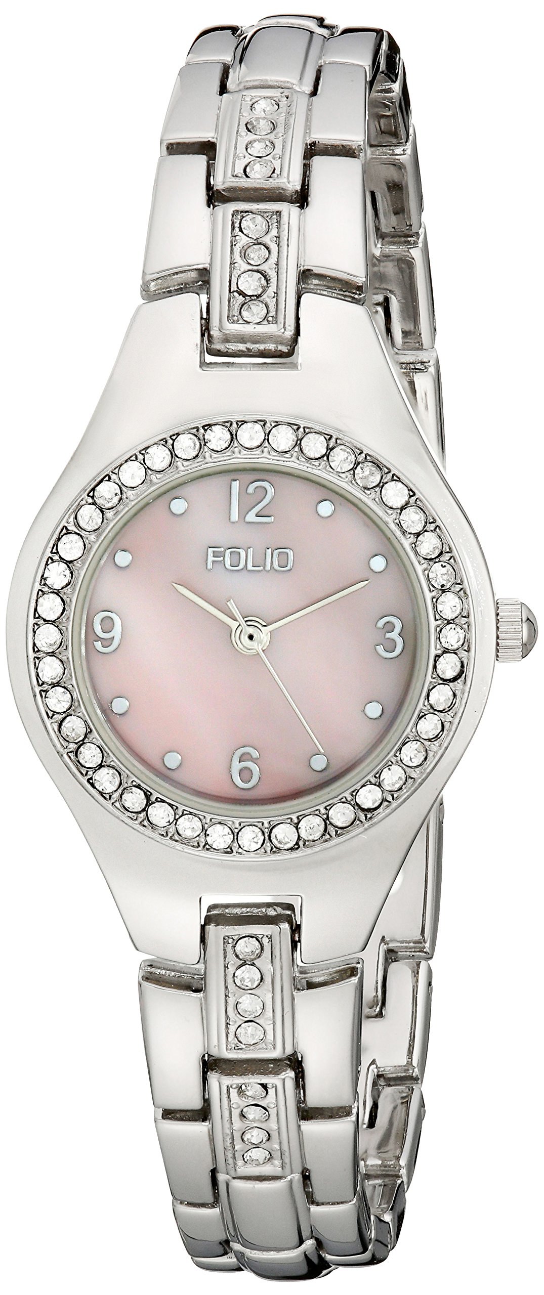 Folio Womens Fmdfol018 Analog Display Quartz Silver Watch
