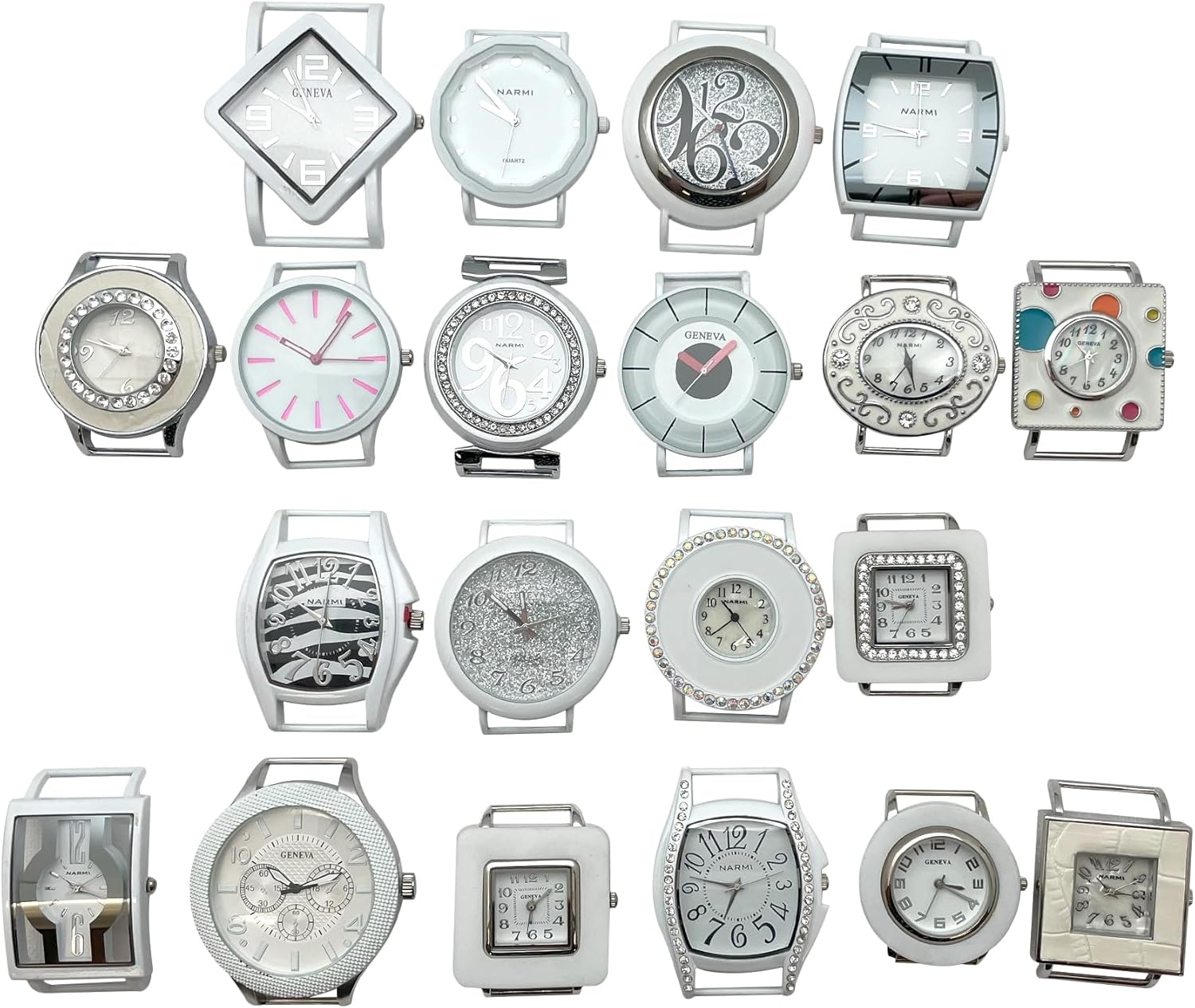 NIMI 20 Piece Assorted Watch Face Set for Beading and Jewelry Making (Pack 2)