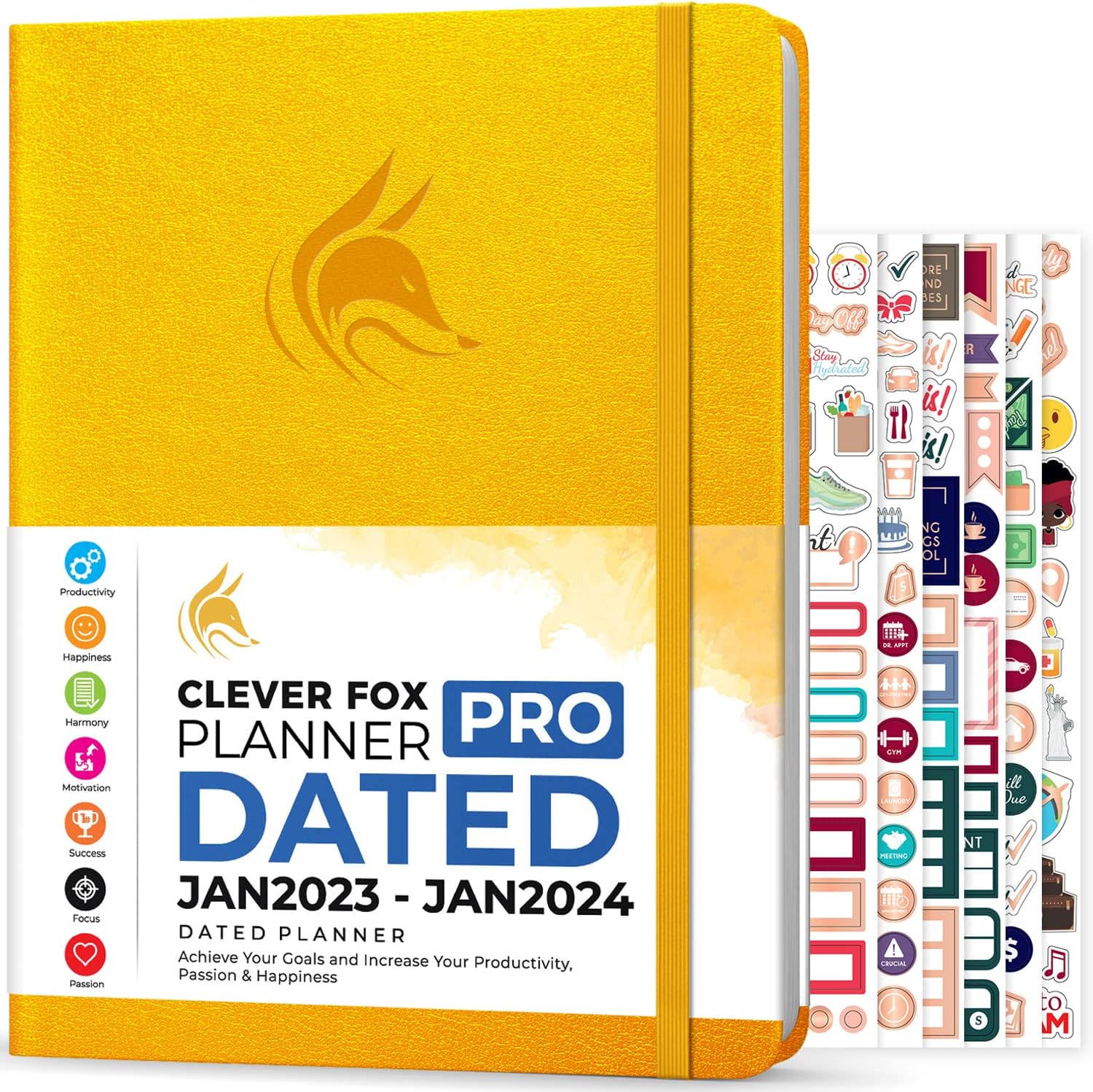 Clever Fox Planner PRO Dated (Jan 2023Jan 2024) Weekly
