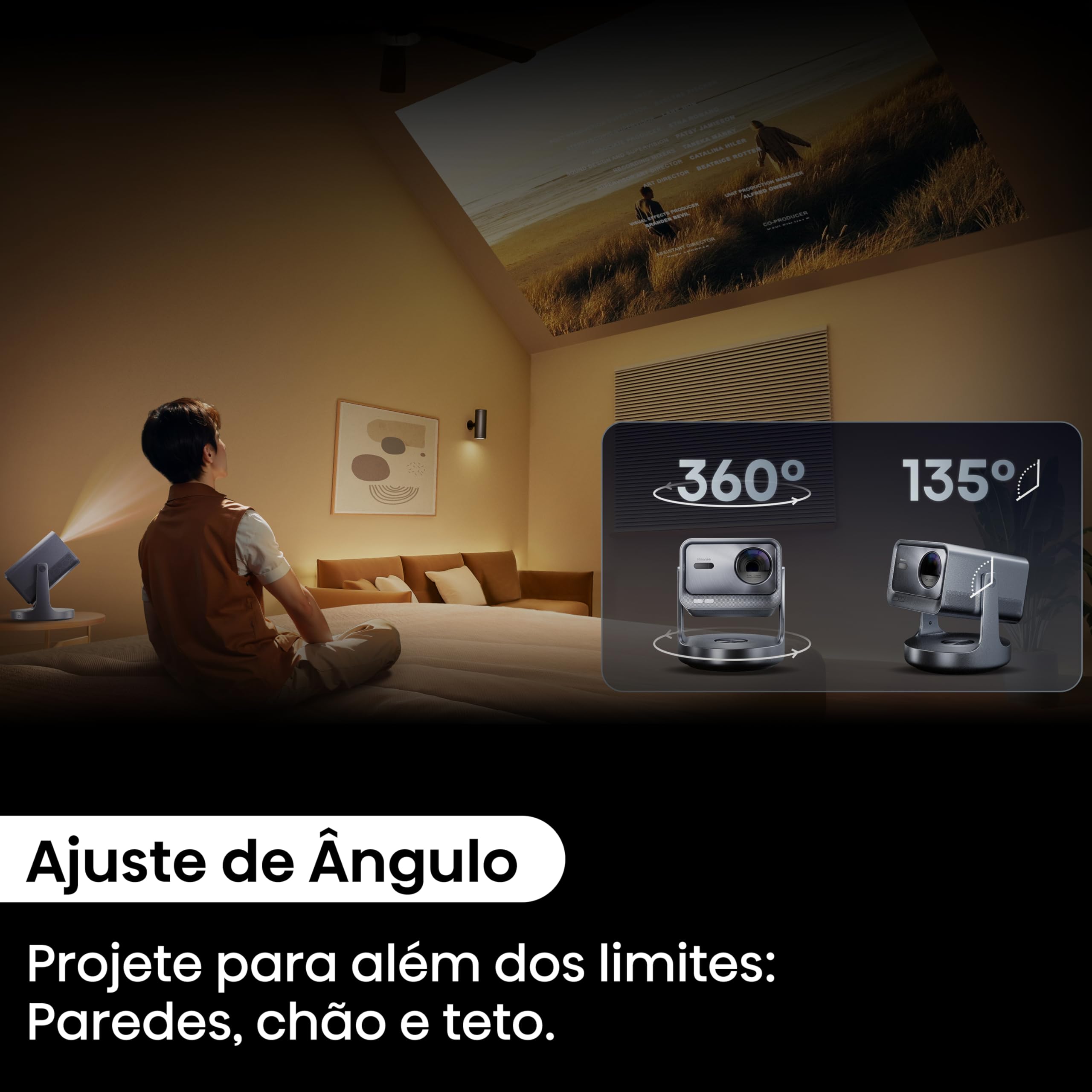 Hisense C2 Ultra - Projector 4K, 3000 Lumens, 0.9~1.5 Short Throw