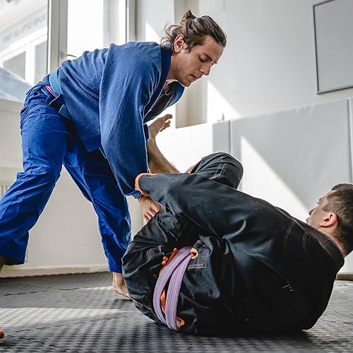 Miniatura 6 de BalanceFrom - Tapete tipo rompecabezas con espuma de etilvinilacetato y entrelazables, para MMA, ejercicio, gimnasia y protector de suelo para