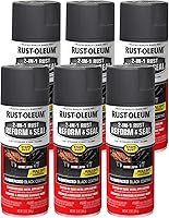 Vista 13 de Rust-Oleum 344713 Aerosol automotriz 2 en 1 para reforma y sellado de óxido, 12 onzas, negro plano