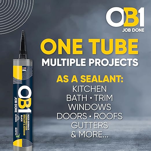 OB1 Sellador y Adhesivo Universal Negro 10.1oz miniatura 5
