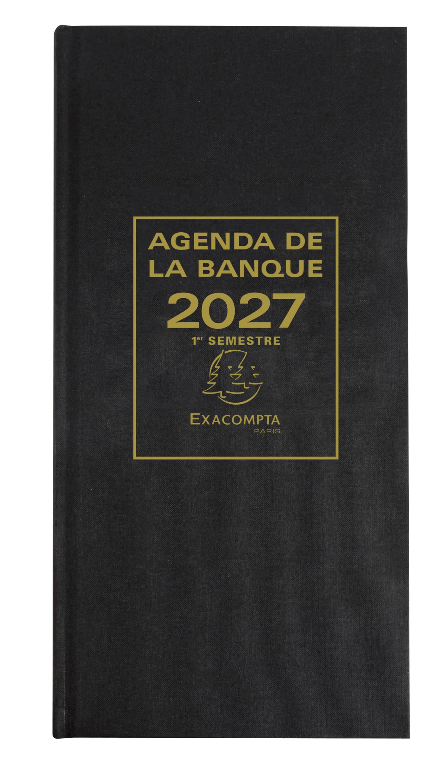 Exacompta Doppelwandleuchte 38582 Diary Civil Banker – 2 BÄNDE 34 x 16 cm Jahr 2024