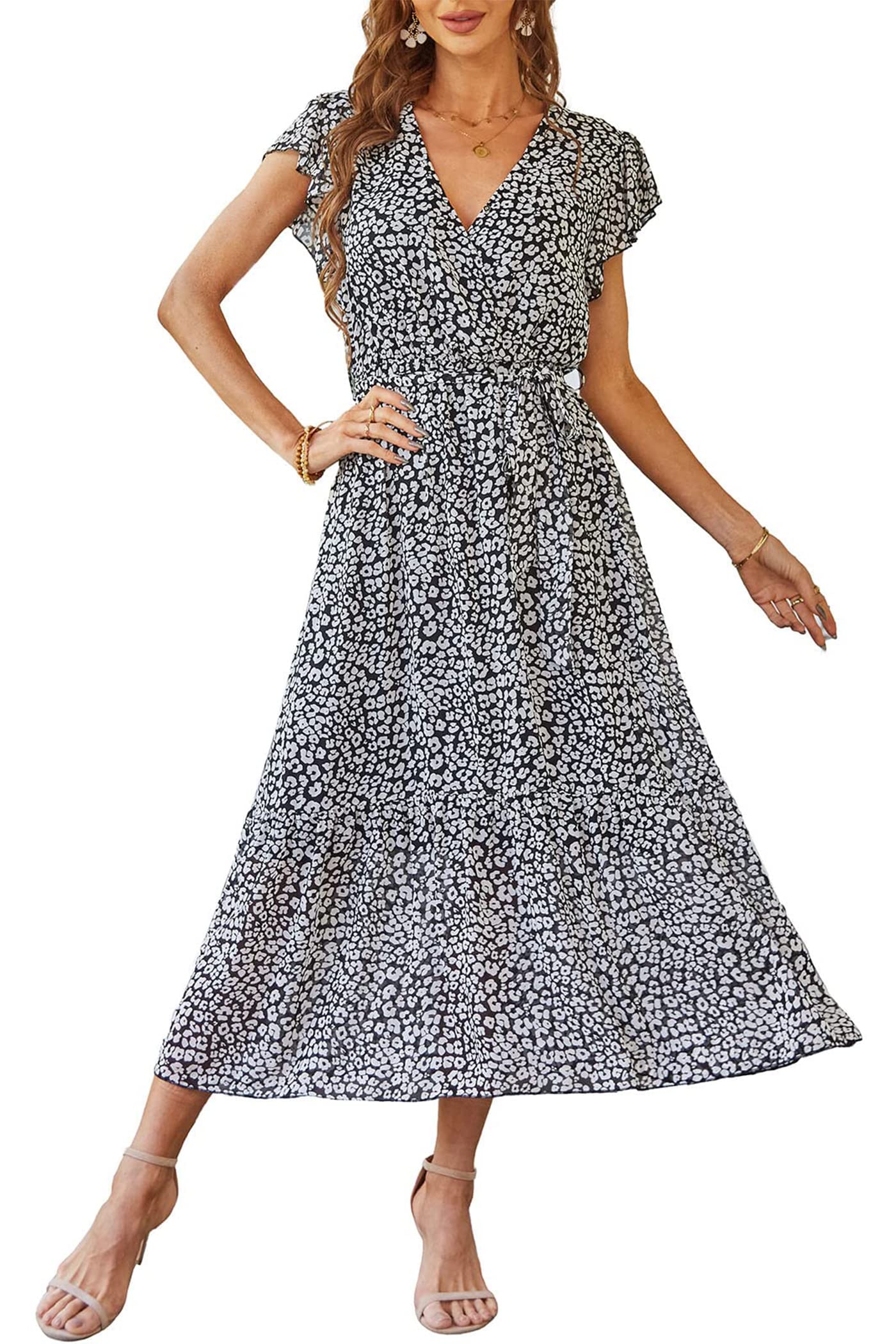 SIZE XL Women's Summer Dress Wrap PINK for sale North Las Vegas, NV Nellis Auction