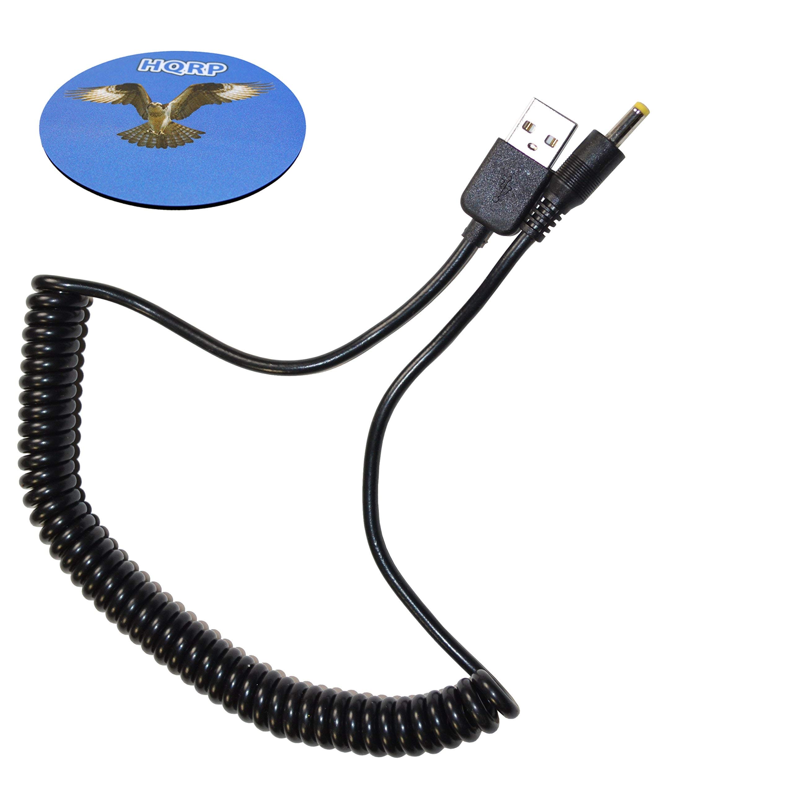 HQRPUSB Converter Cable for Panasonic VSK0694 HDC-SD60 HC-V770 HC-V777 HC-V760 HC-WX970 HC-WX979 HC-VX870 SDR-H100 SDR-H85 SDR-S50 Camcorder AC Adapter Power Supply Cord + Coaster