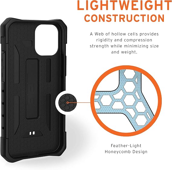 URBAN ARMOR GEAR UAG iPhone 12 Mini 5G - (5.4 inch) Rugged Lightweight Slim Shockproof Pathfinder Protective Cover, Black