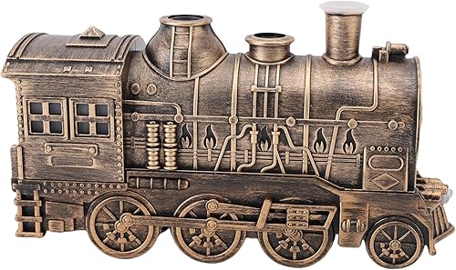 Difusores de tren de 10.1 fl oz para aceites esenciales, difusor de aromaterapia de niebla fría con boquillas dobles, diseño de tren de vapor