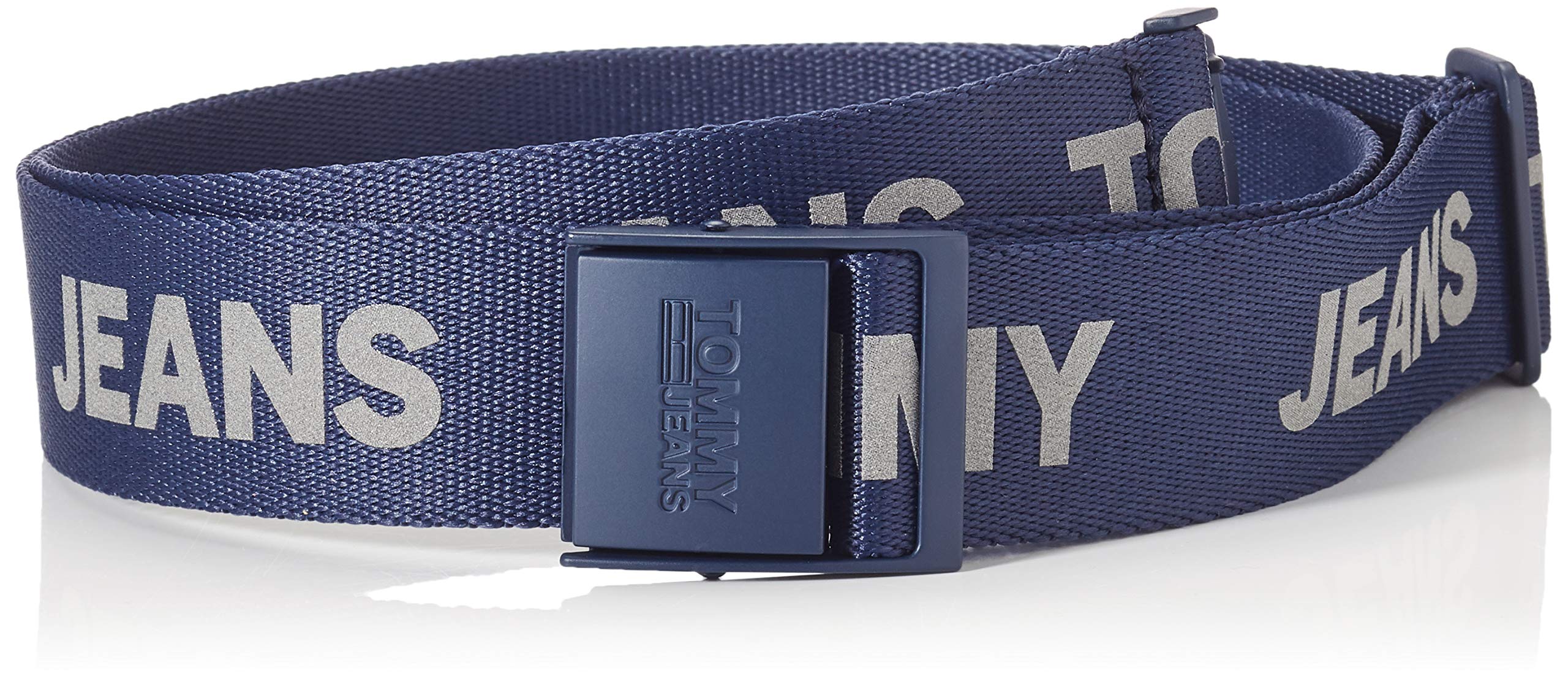 Tommy Jeans Men's TJM Fashion Webbing Belt, Twilight Blue, 80