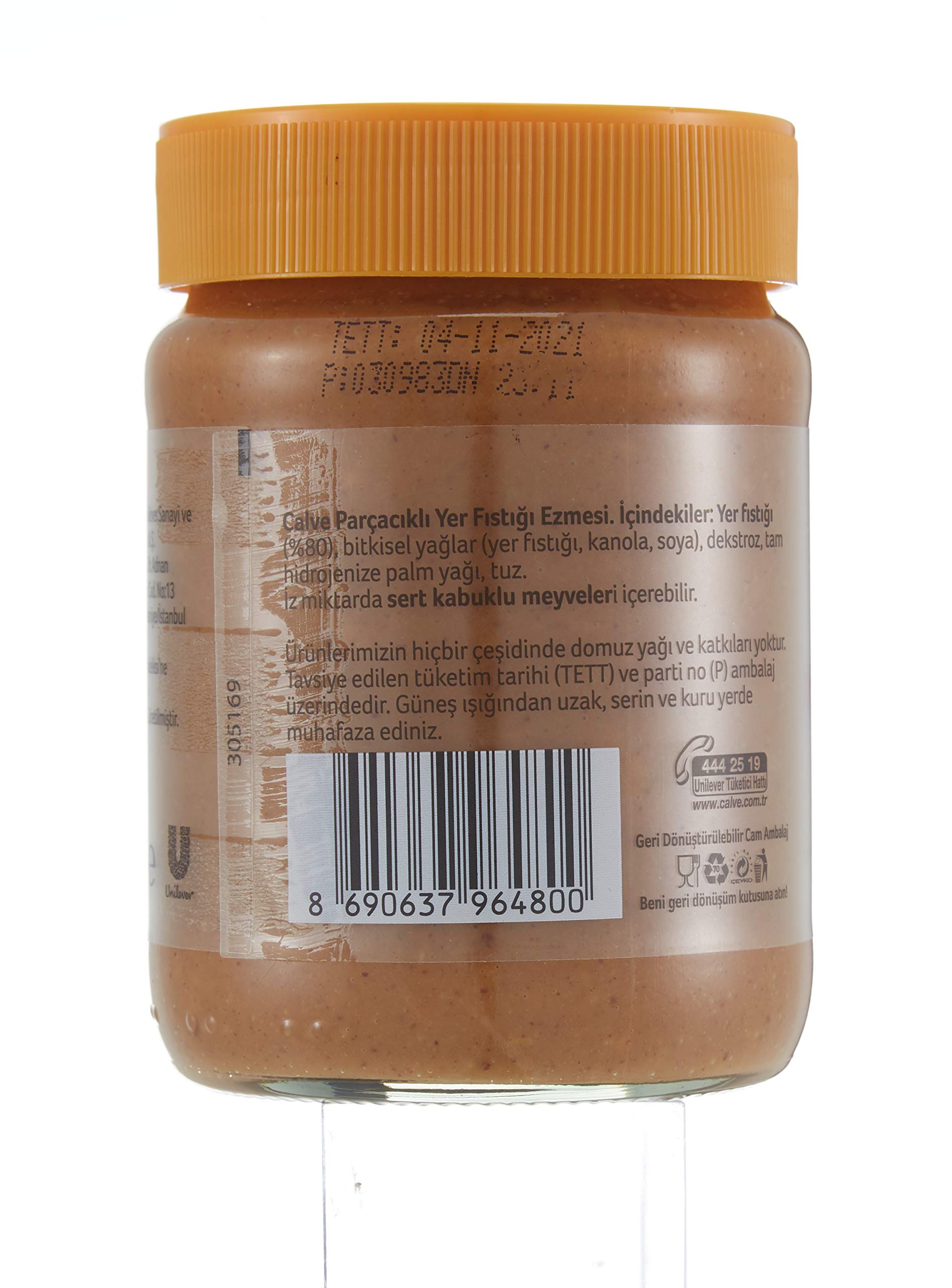 CRUNCHY PEANUT BUTTER Caja 12 x 350 g MANTECA DE CACAHUETE CRUJIENTE