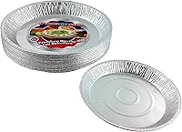 Vista 6 de PACTOGO Platos desechables extra profundos de papel de aluminio de 12 pulgadas (paquete de 200)