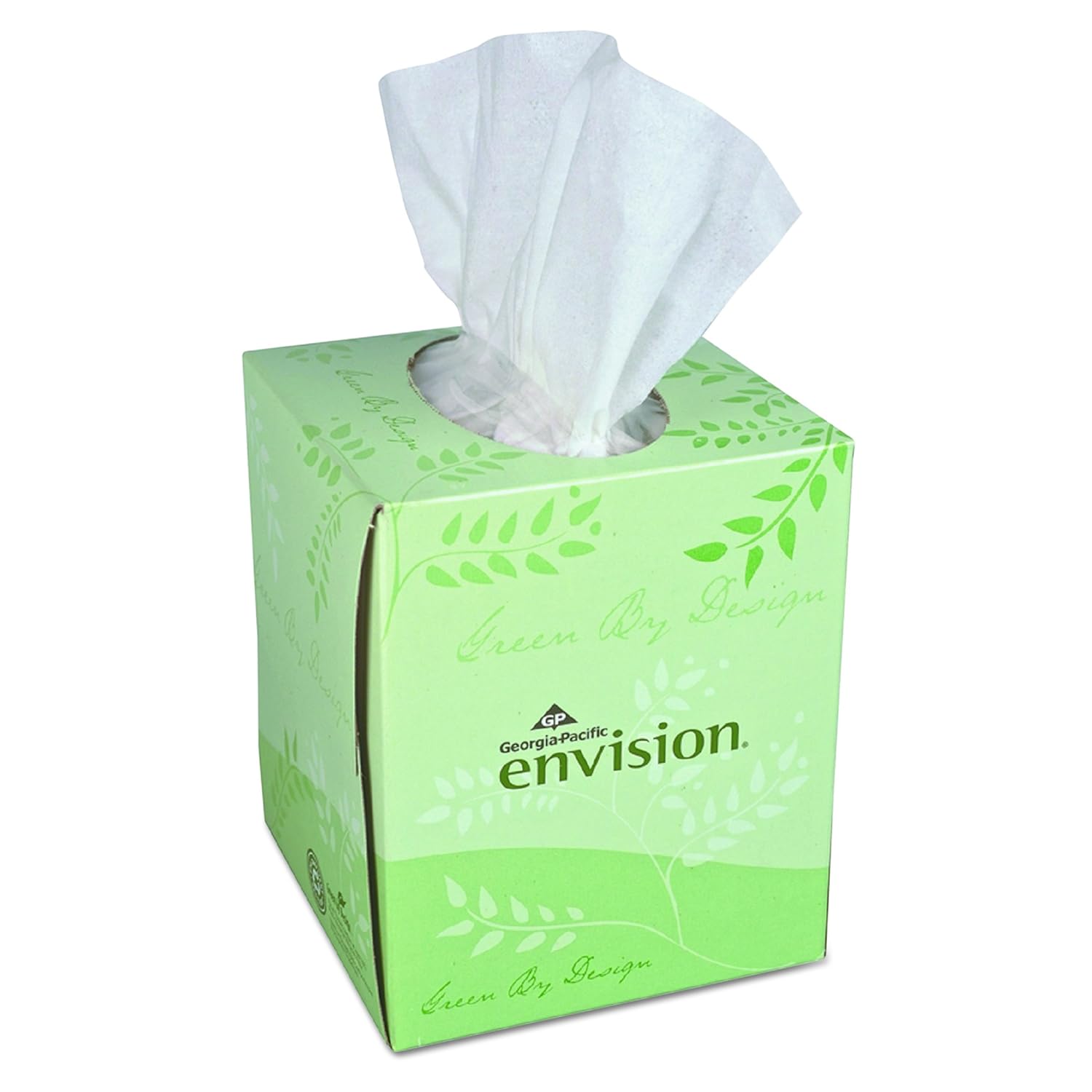Georgia Pacific Envision 2-Ply Facial Tissue, Flat Box, 47410, 100 Sheets Per Box, 30 Boxes Per Case, White : Health & Household
