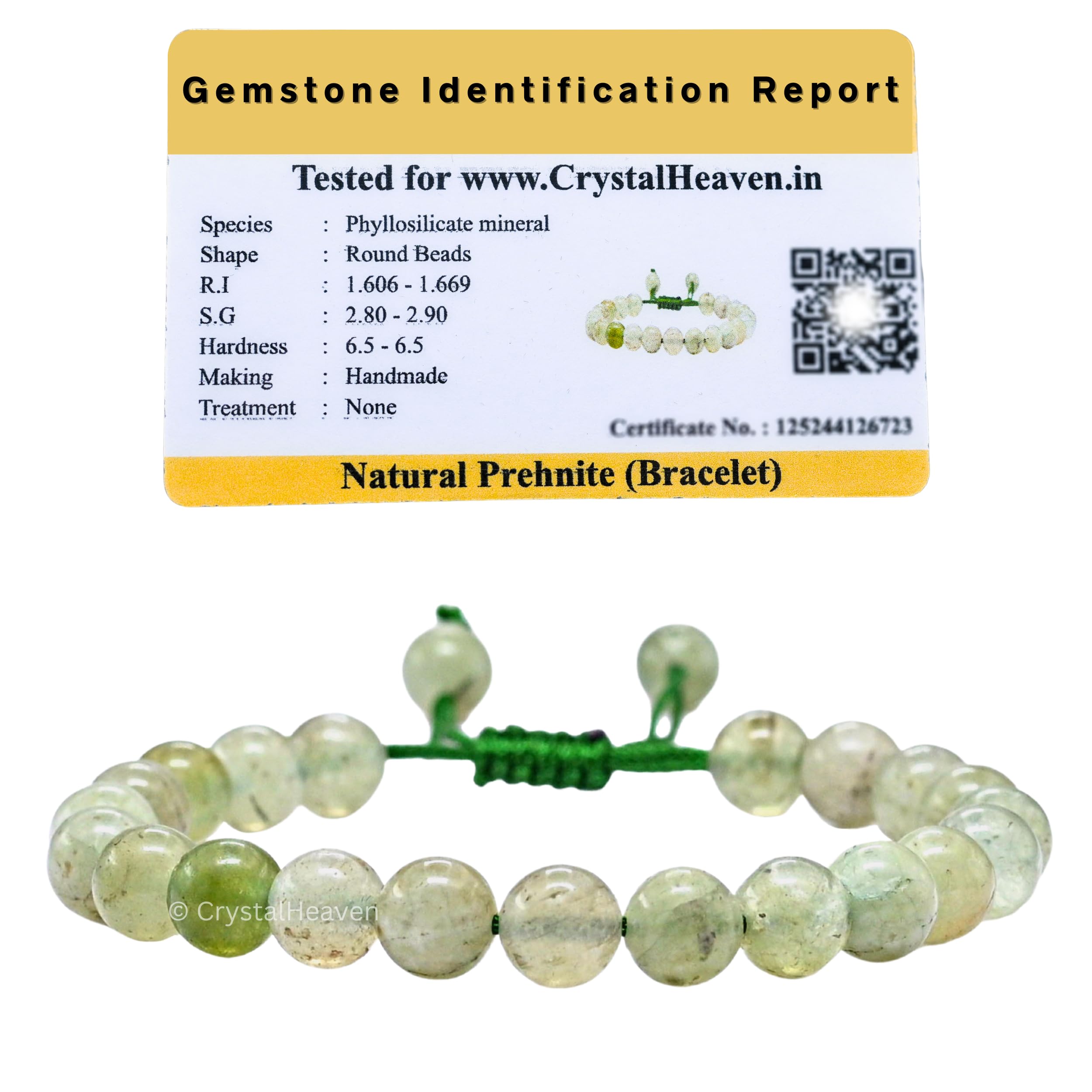 Natural Healing Crystal Bracelet for Women Men - AAA Grade Original Healing Gemstone Adjustable Bracelet for Yoga Reiki Meditation Feng Shui