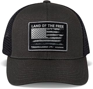 Wolverine Trucker Hat | Mesh Back | Snapback | Adjustable | Rugged | Durable | Workwear