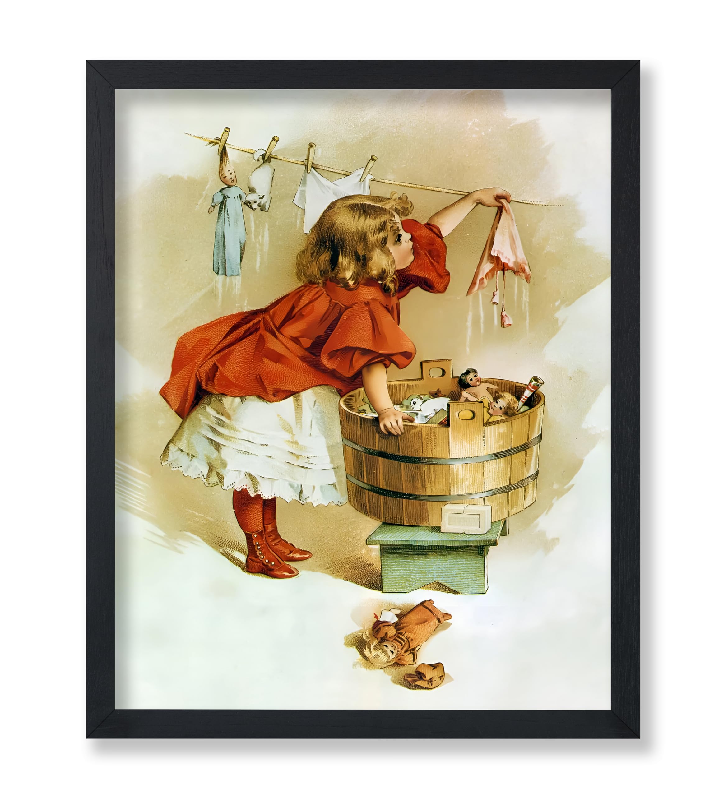 Amazon.com: Poster Master Vintage A Busy Day Poster - Retro Child