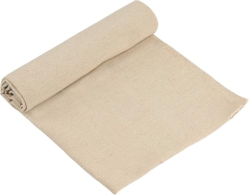 Tela de costura de lino de color natural, (59 x 19 pulgadas), tela de lino de gran tamaño, tela de lino para hacer ropa, manualidades, tapicería,